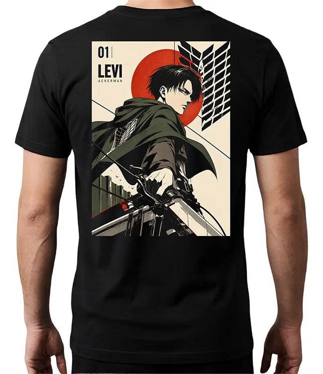 Playera Levi Attack On Titan Gen Anime