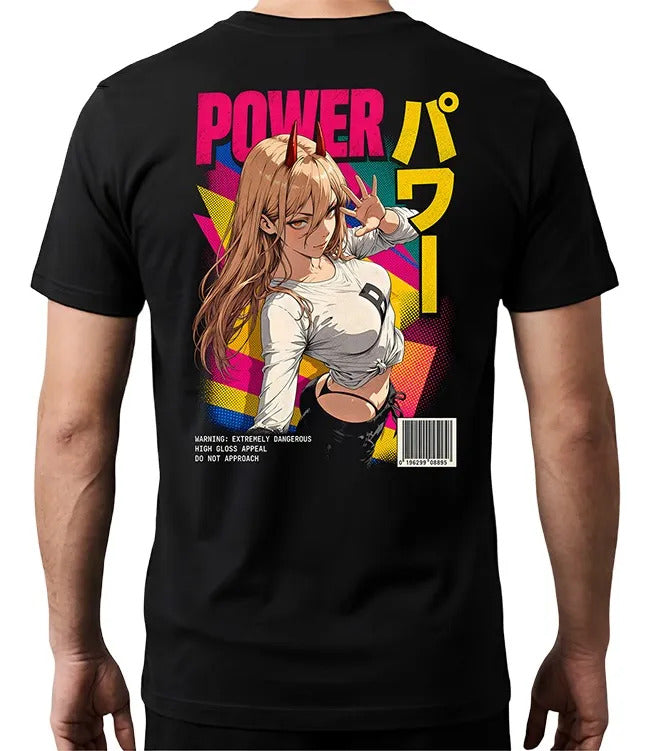 Playera Power 4 Chainsawman Waifu Anime