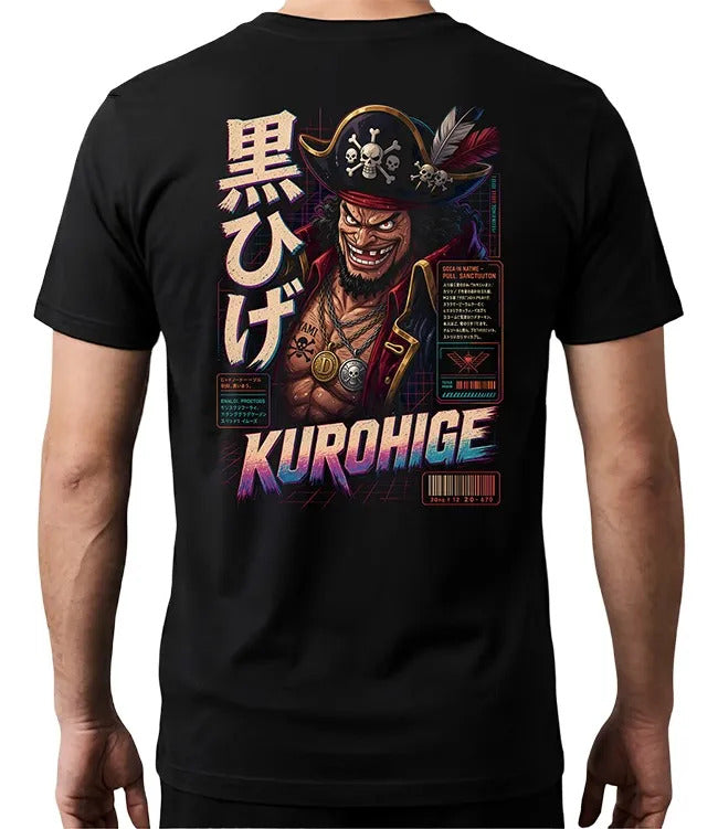 Playera Kurohige One Piece Gen Anime