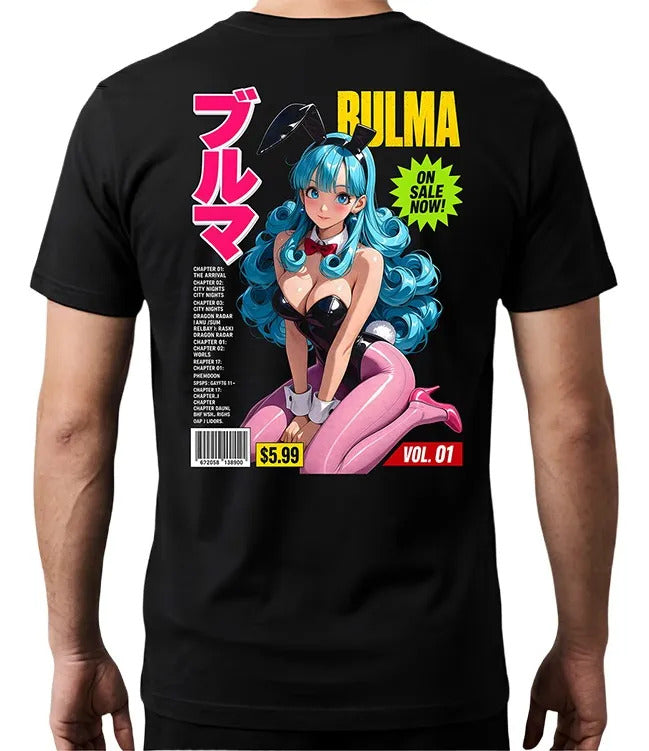 Playera Bulma 4 Dragon Ball Waifu Anime