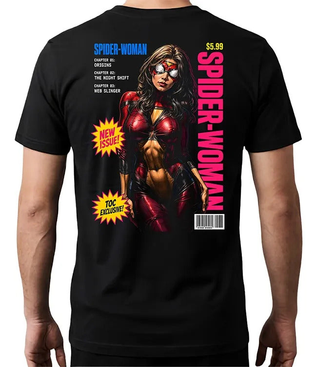 Playera Spider-woman Marvel Waifu Superheroes
