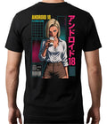 Playera Android 18 2 Dragon Ball Waifu Anime
