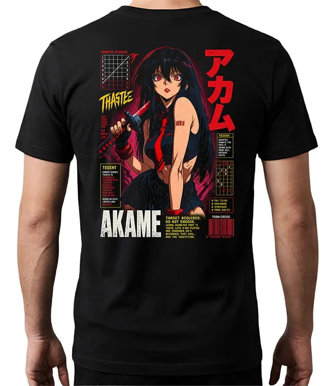 Playera Akame Akame Ga Kill Waifu Anime