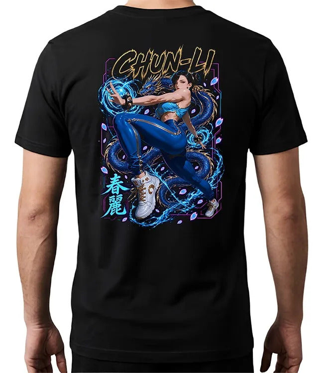 Playera Chun Li Street Fighter Waifu Videojuego