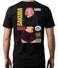 Playera Sakura 3 Naruto Waifu Anime