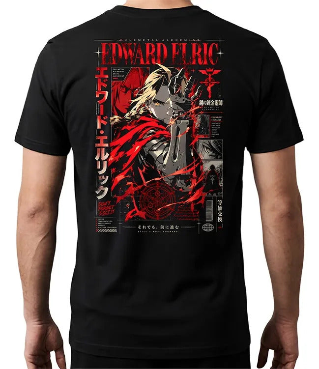 Playera Edward Elric 2 Fullmetal Alchemist Gen Anime
