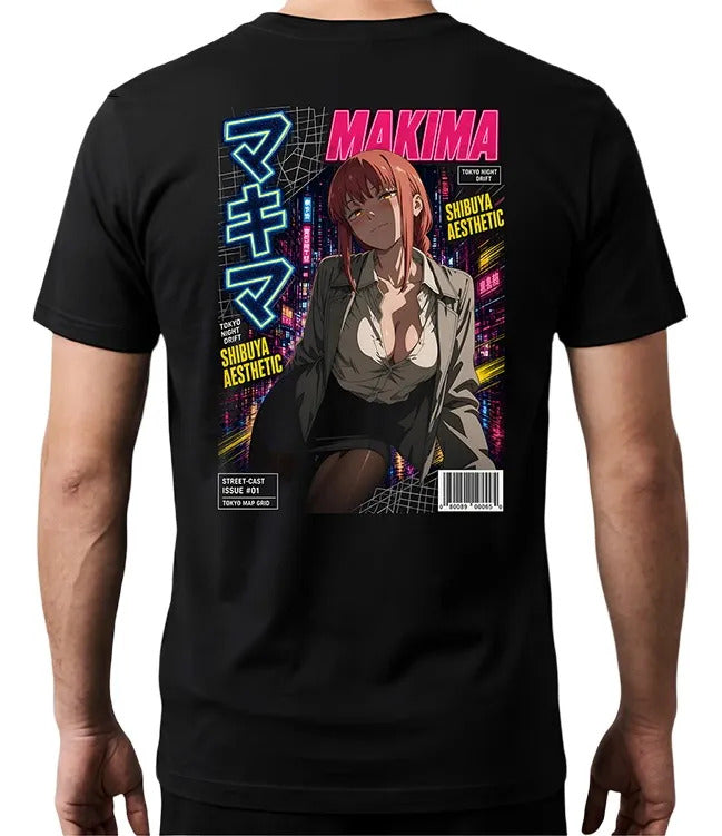 Playera Makima 3 Chainsawman Waifu Anime