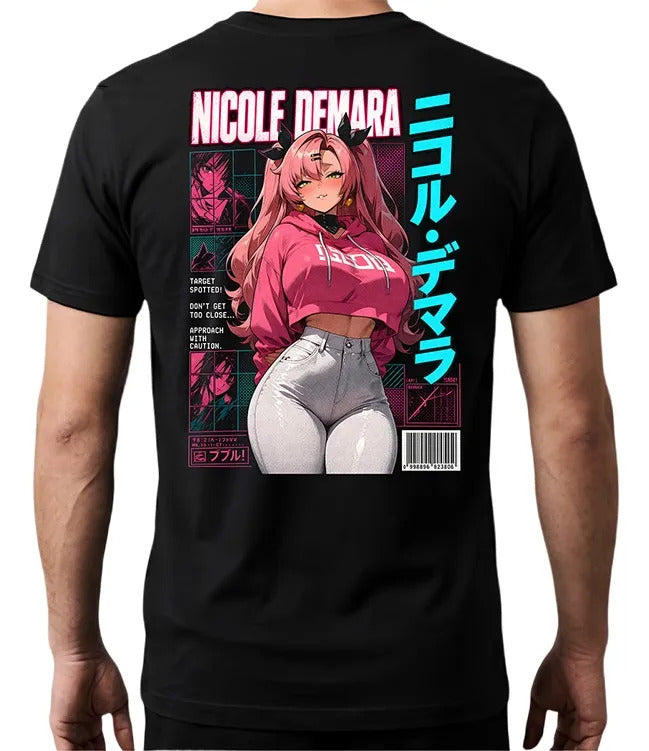Playera Nicole Demara Zenless Zone Zero Waifu Videojuego