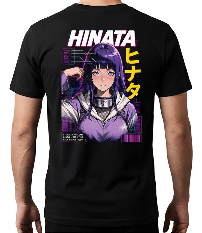 Playera Hinata 7 Naruto Waifu Anime