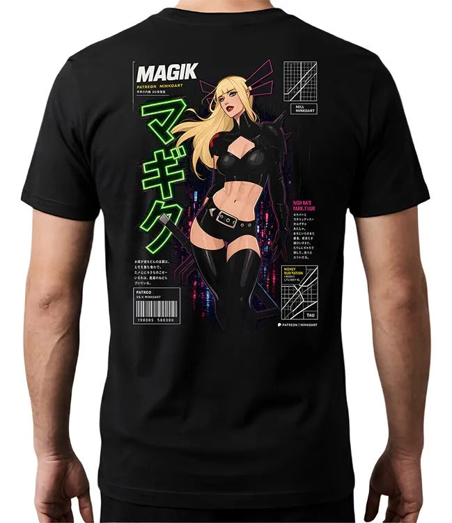 Playera Magik 4 Marvel Waifu Superheroes