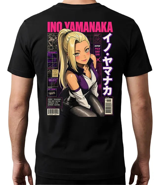 Playera Ino 5 Naruto Waifu Anime