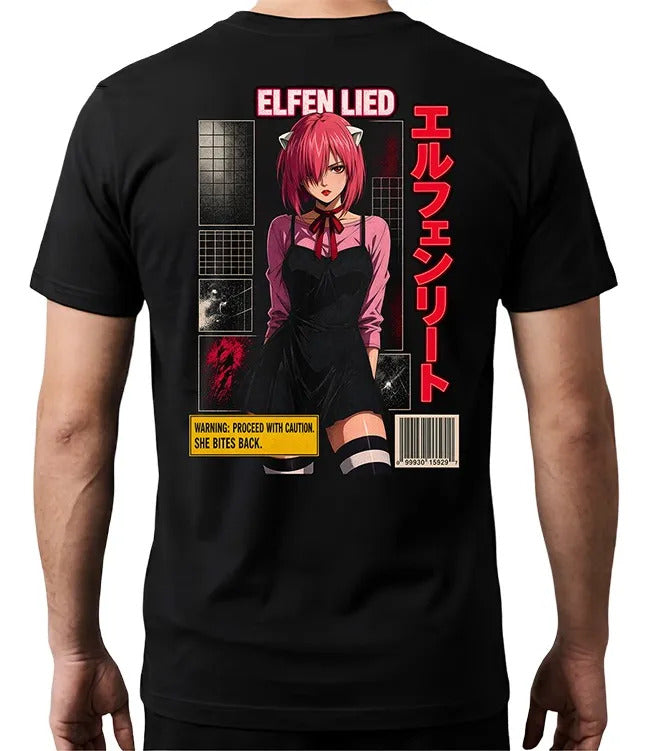 Playera Elfen Lied Lucy Waifu Anime