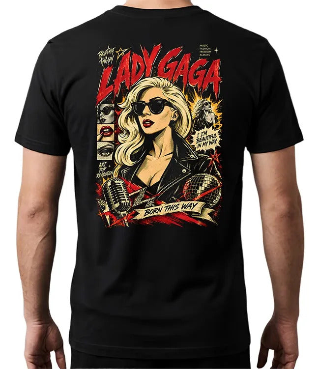 Playera Lady Gaga Musica Gen Musica