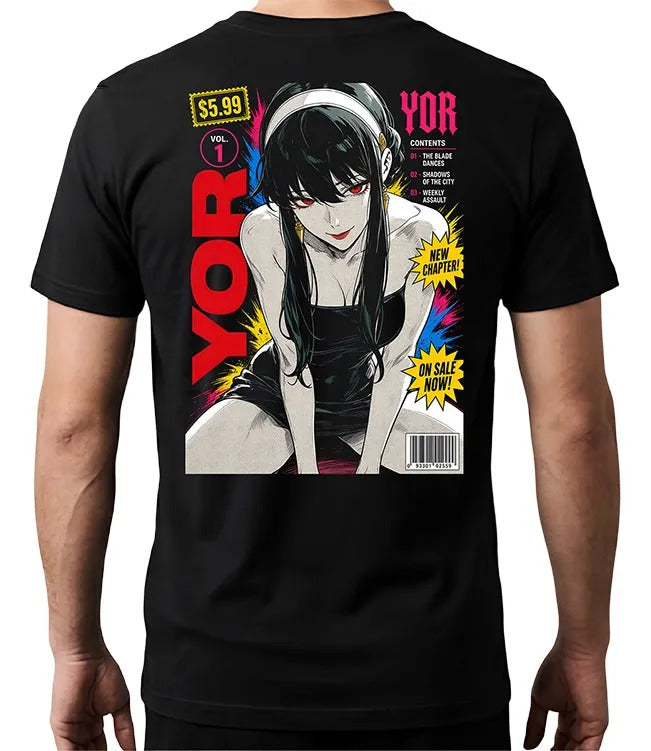 Playera Yor 10 Spy X Family Waifu Anime