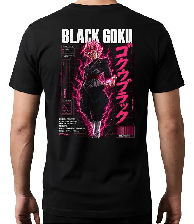 Playera Black Goku Dragon Ball Gen Anime