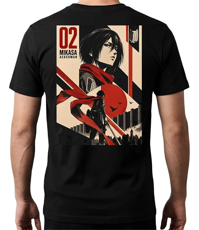 Playera Mikasa Attack On Titan Gen Anime