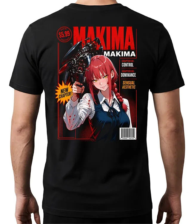 Playera Makima 2 Chainsawman Waifu Anime