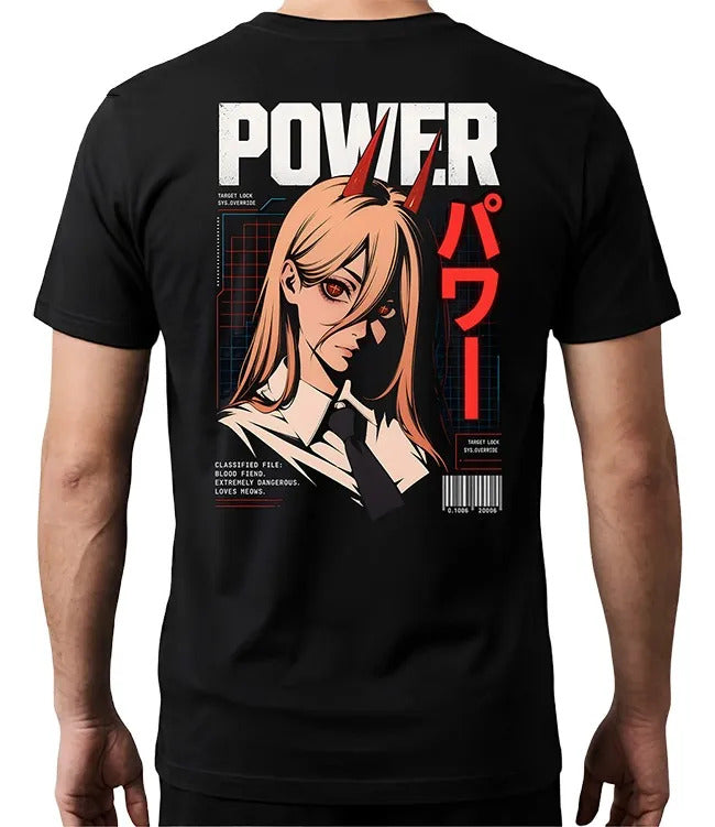 Playera Power 2 Chainsawman Waifu Anime