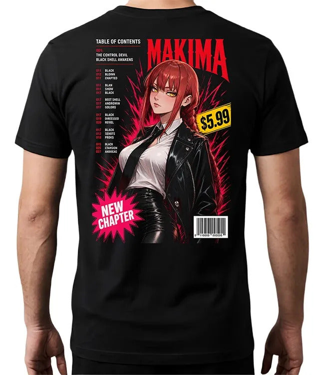 Playera Makima 8 Chainsawman Waifu Anime