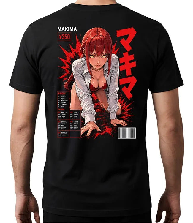 Playera Makima 10 Chainsawman Waifu Anime