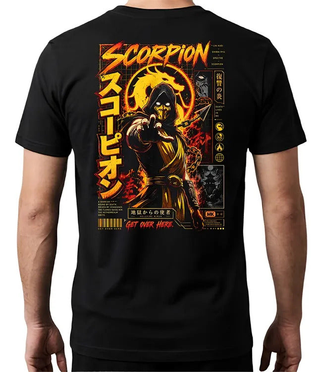 Playera Scorpion Mortal Kombat Gen Videojuego