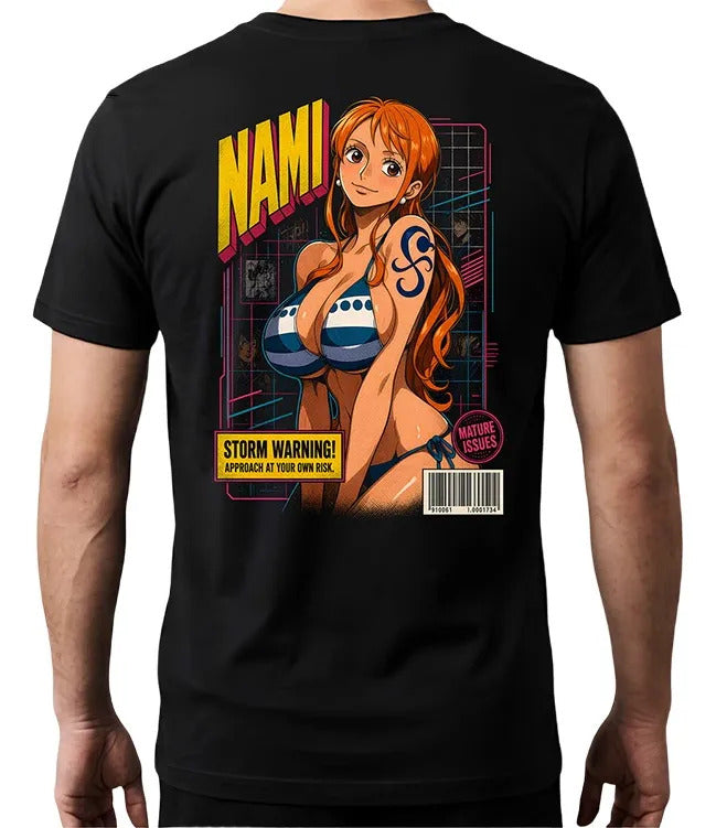 Playera Nami 7 One Piece Waifu Anime
