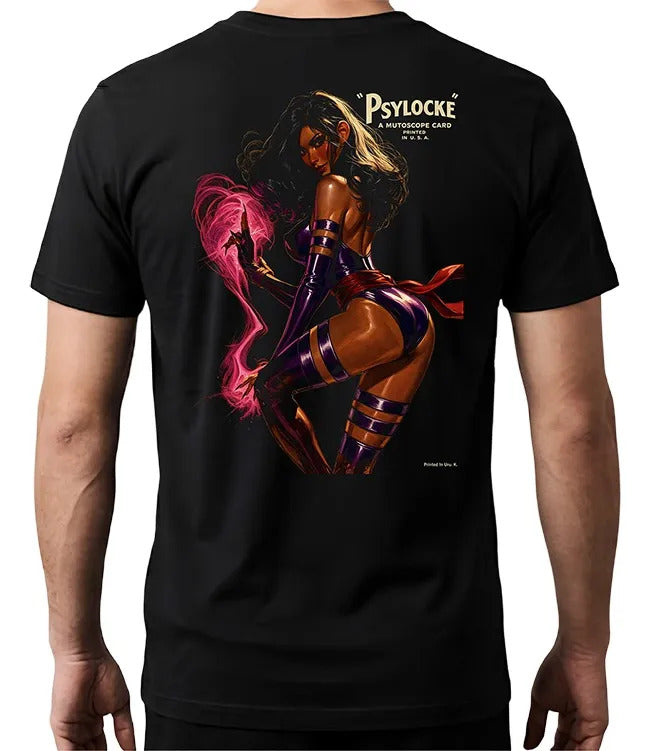 Playera Psylocke 4 Marvel Waifu Superheroes