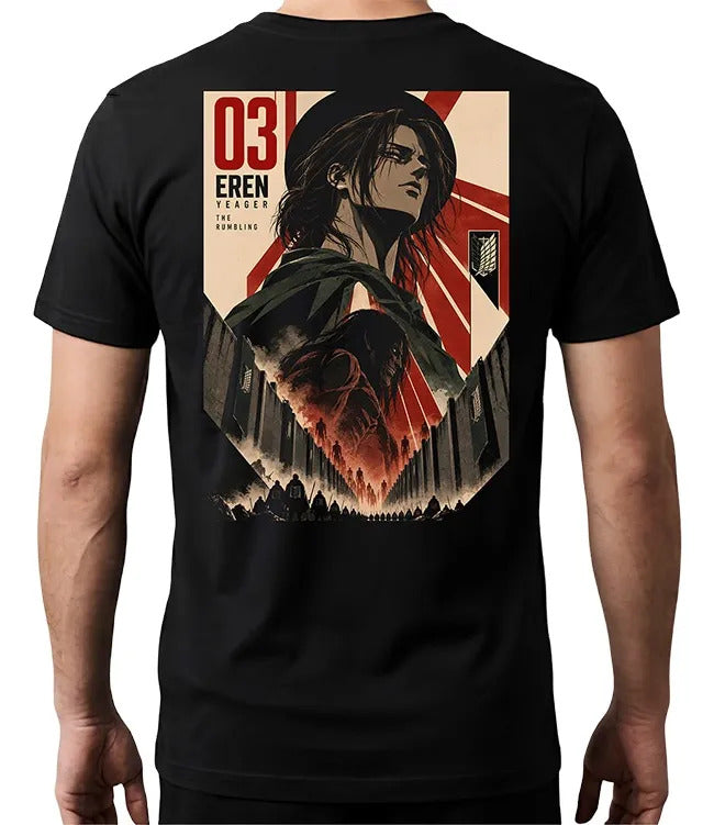 Playera Eren Attack On Titan Gen Anime