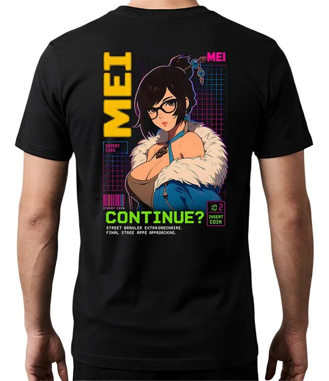 Playera Mei Overwatch Waifu Videojuego