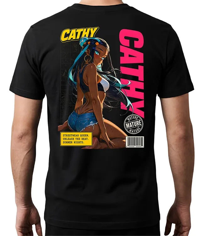 Playera Cathy Pokemon Waifu Videojuego