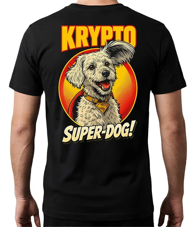 Playera Krypto Comics Gen Superheroes
