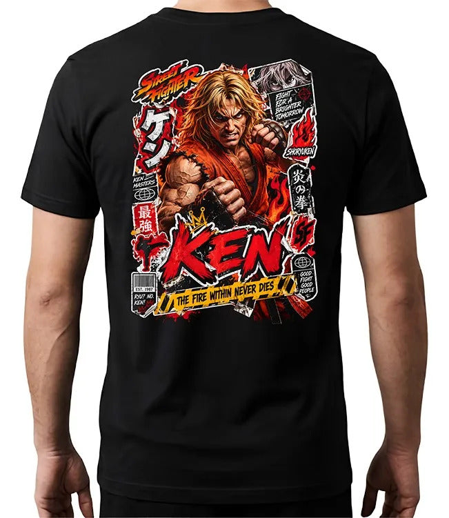 Playera Ken 2 Street Fighter Gen Videojuego