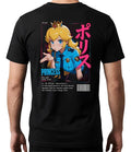 Playera Peach 3 Mario Waifu Videojuego