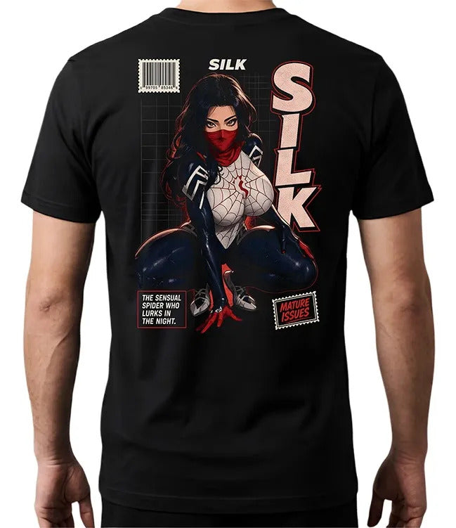 Playera Silk 2 Marvel Waifu Superheroes
