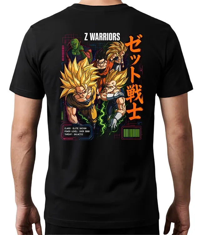 Playera Guerreros Z 3 Dragon Ball Gen Anime