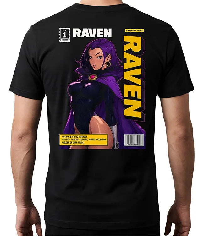 Playera Raven 4 Dc Waifu Superheroes