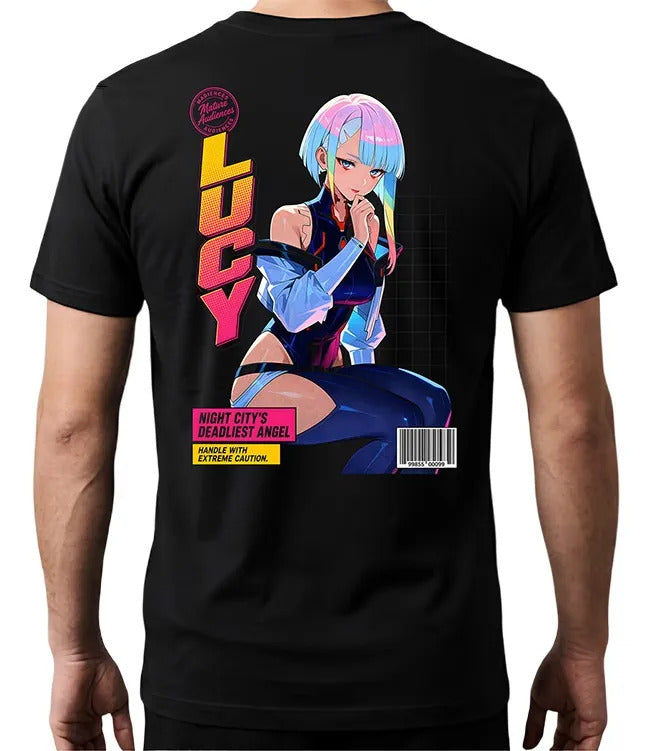 Playera Lucy 6 Cyberpunk Waifu Anime