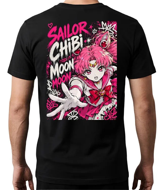 Playera Sailor Chibi Moon Sailor Moon Waifu Anime