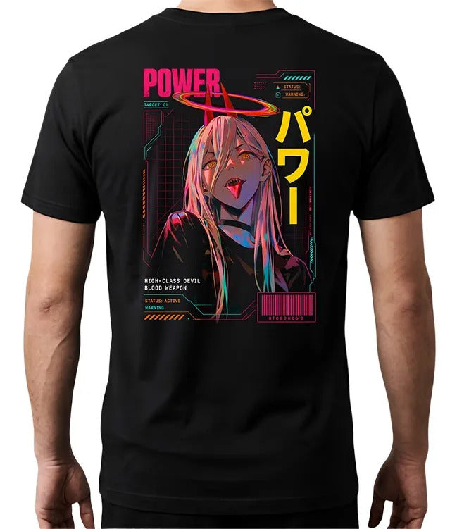 Playera Power 2 Chainsawman Gen Anime