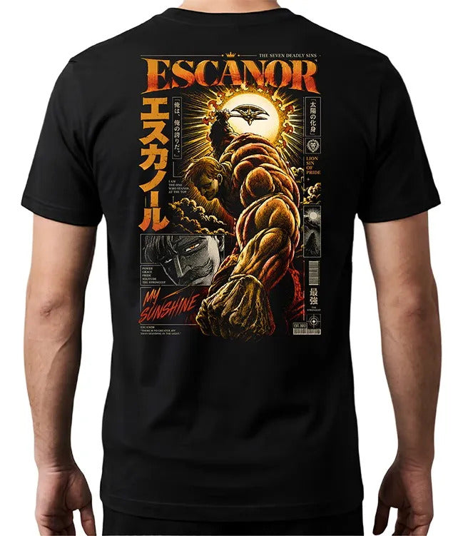 Playera Escanor 2 Seven Deadñy Sins Gen Anime
