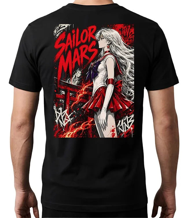Playera Sailor Mars 6 Sailor Moon Waifu Anime