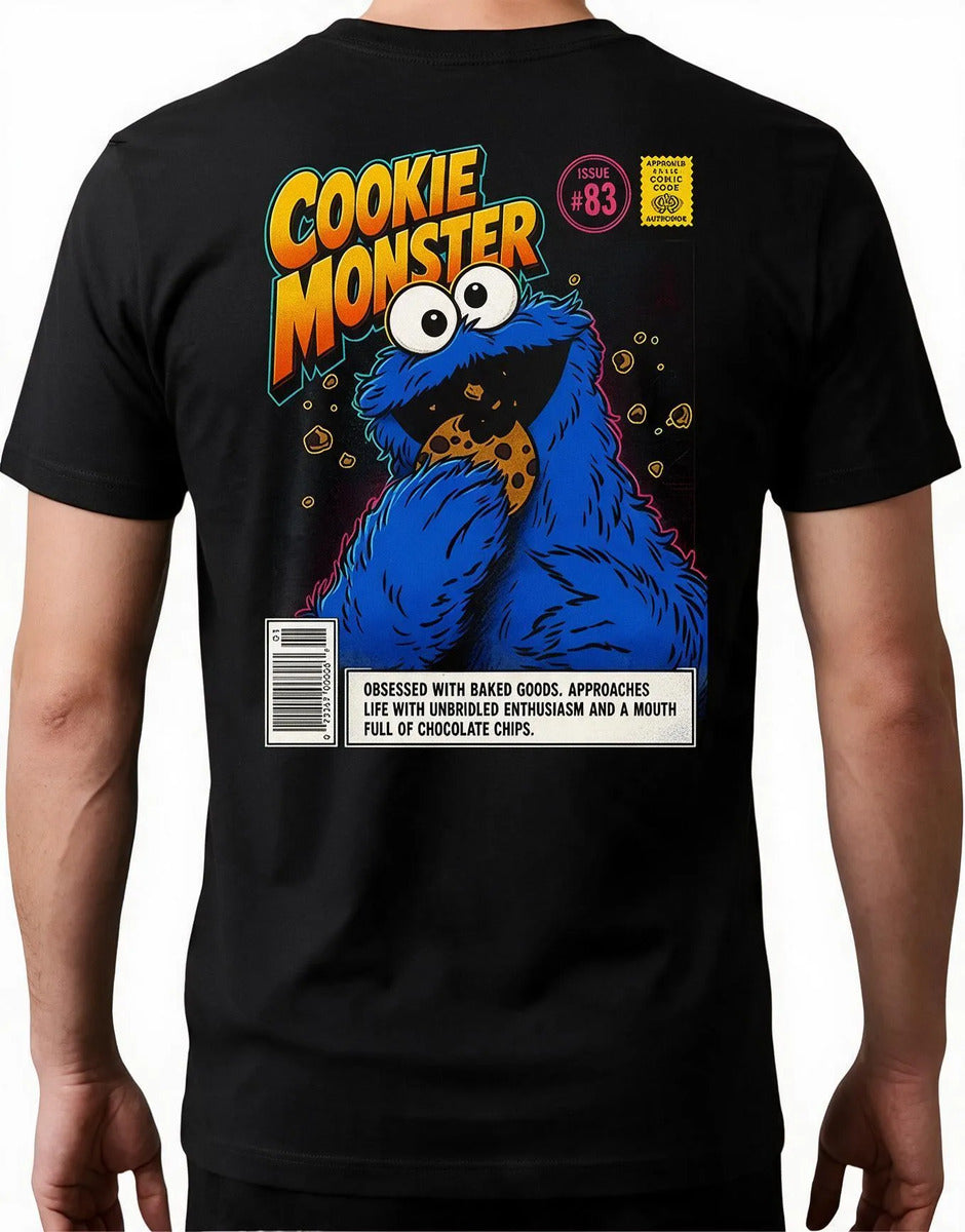 Playera Monstruo Come Galletas Sesame Street Gen Caricaturas
