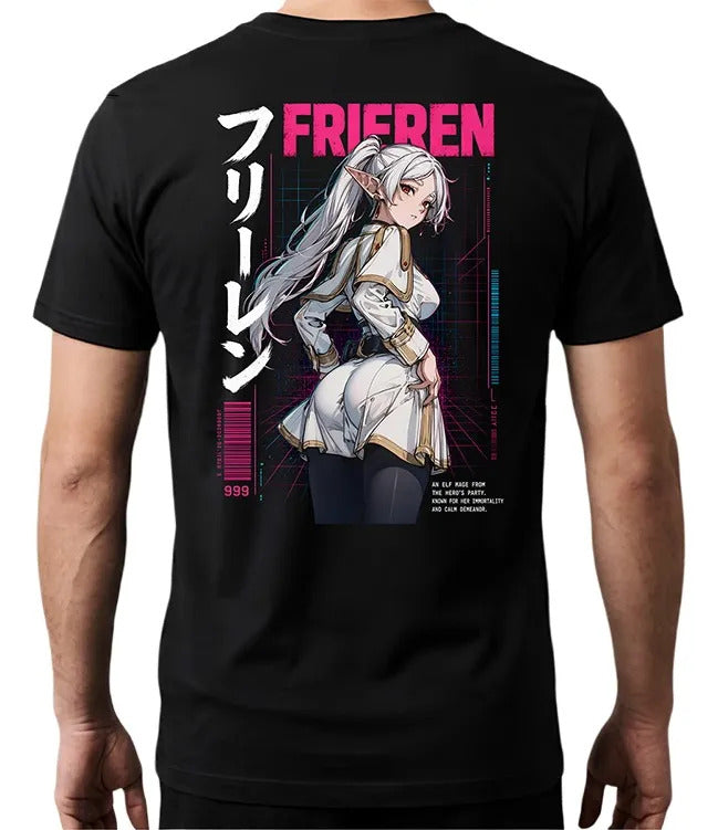 Playera Frieren 3 Beyond Journeys End Waifu Anime