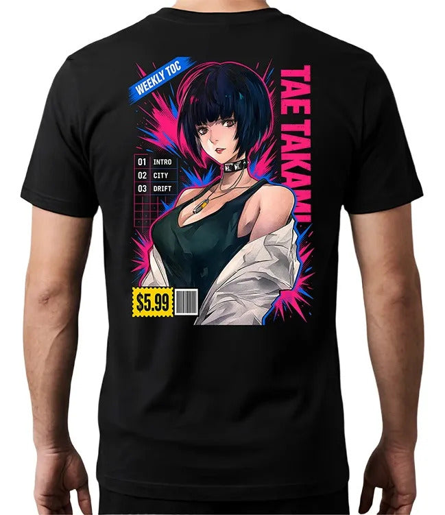 Playera Tae Takami Persona 5 Waifu Videojuego