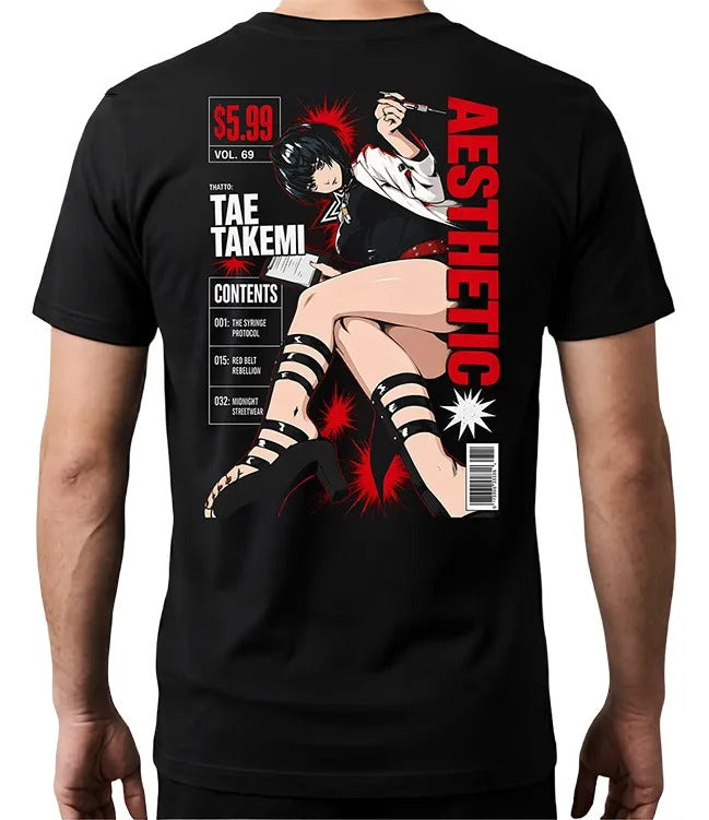 Playera Tae Takami 2 Persona 5 Waifu Videojuego