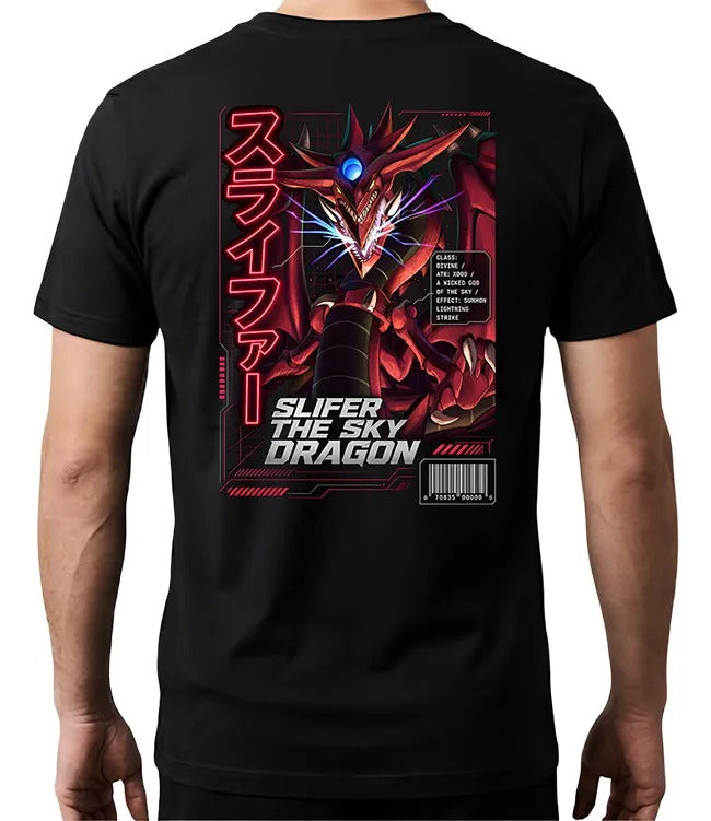 Playera Dragon De Los Cielos Slifer Yugi-oh Gen Anime