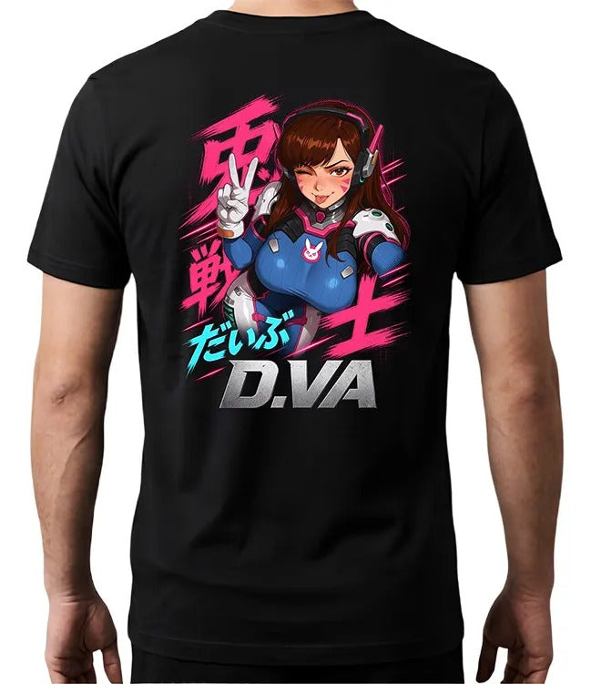 Playera Dva 2 Overwatch Waifu Videojuego