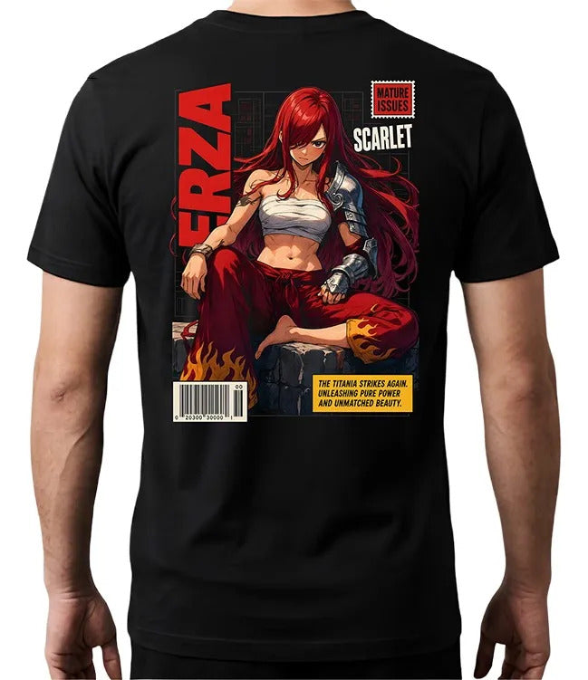 Playera Erza 3 Fairy Tail Waifu Anime