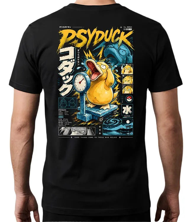 Playera Psyduck 3 Pokemon Gen Cute