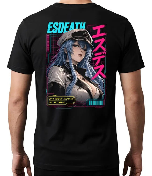 Playera Esdeath 4 Akame Ga Kill Waifu Anime